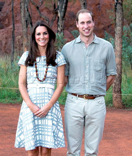 royal william kate Kate Middleton ayers rock sunset 