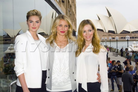 sydney day Kate Upton CAMERON DIAZ Photocall Opera House pc Leslie Mann 2014 movie promo photo opp 