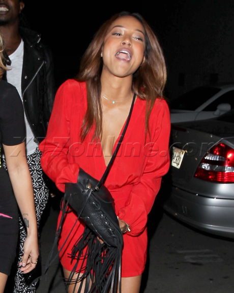 Karrueche Tran hollywood chris brown christina milian 