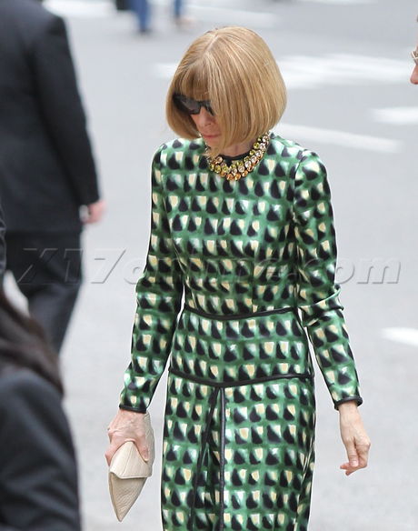 Vogue Editor in Chief Anna Wintour L'Wren Scott Manhattan Mick Jagger St. Bartholomew's Church, Park Avenue