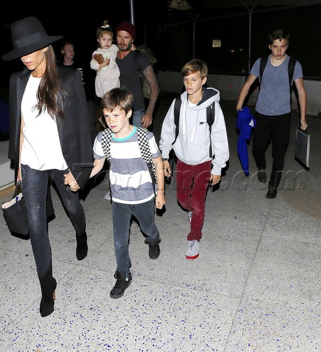 LAX David, Victoria Beckham Romeo Cruz Brooklyn Harper 