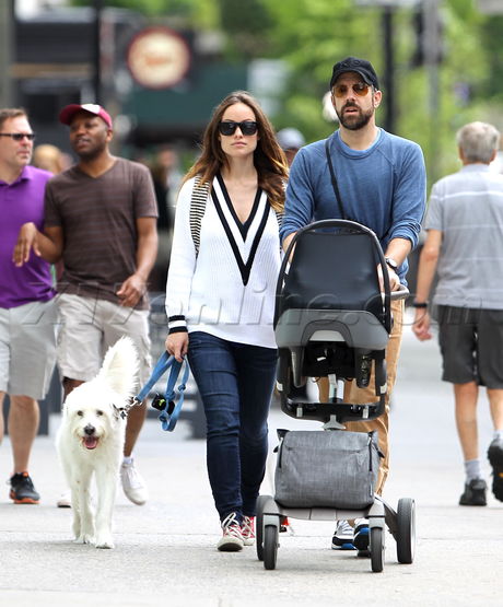 Olivia Wilde Jason Sudeikis New York Otis 