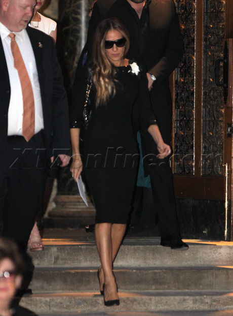 Sarah Jessica Parker L'Wren Scott Manhattan Mick Jagger St. Bartholomew's Church, Park Avenue