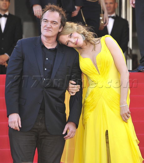 Uma Thurman Pulp Fiction 67th Cannes Film Festival, Director Quentin Tarantino, John Trav 