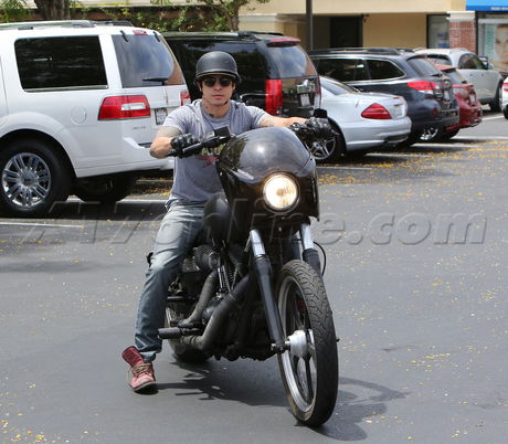 Casper Smart tattoos motorcycle