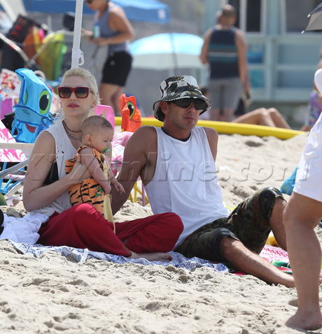 Gwen Stefani Gavin Rossdale Malibu Kingston Zuma 