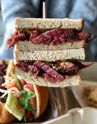 Au Feu Brisket Sandwich Au Feu Brisket Sandwich
