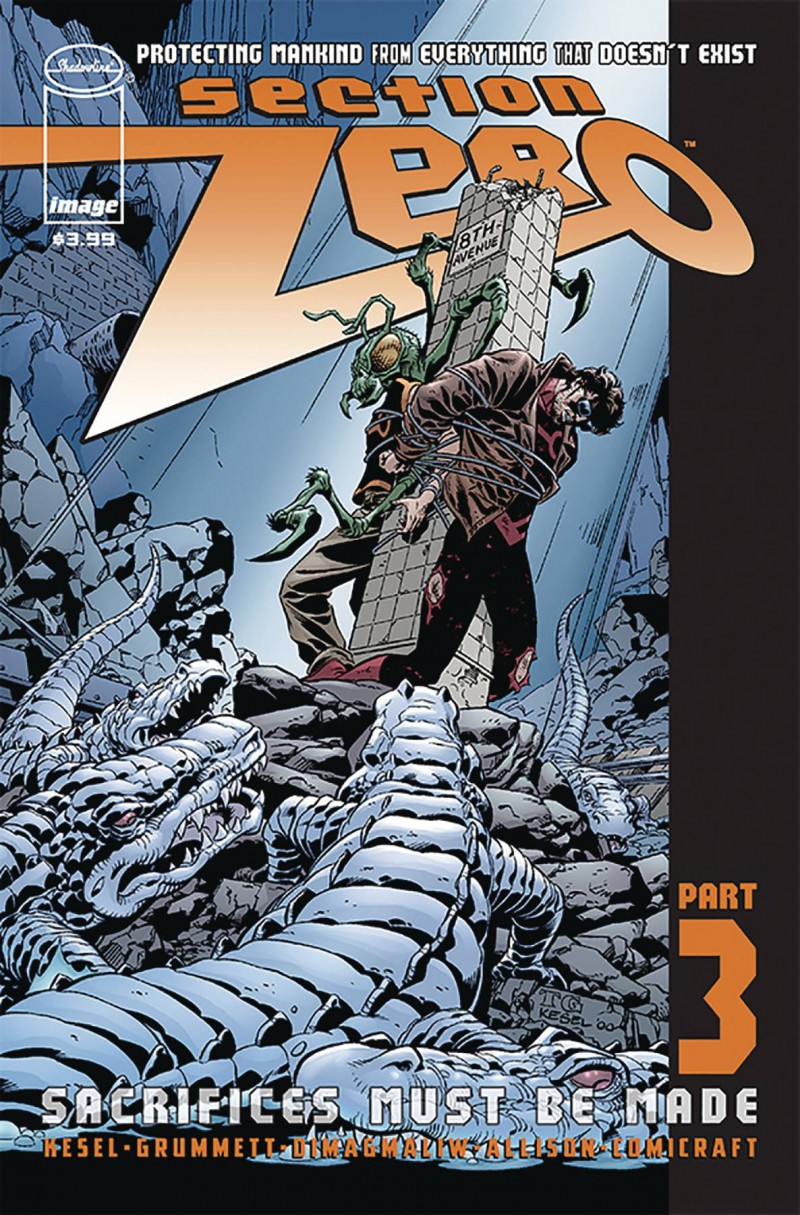 Section Zero #3 CVR A Grummett and Kesel