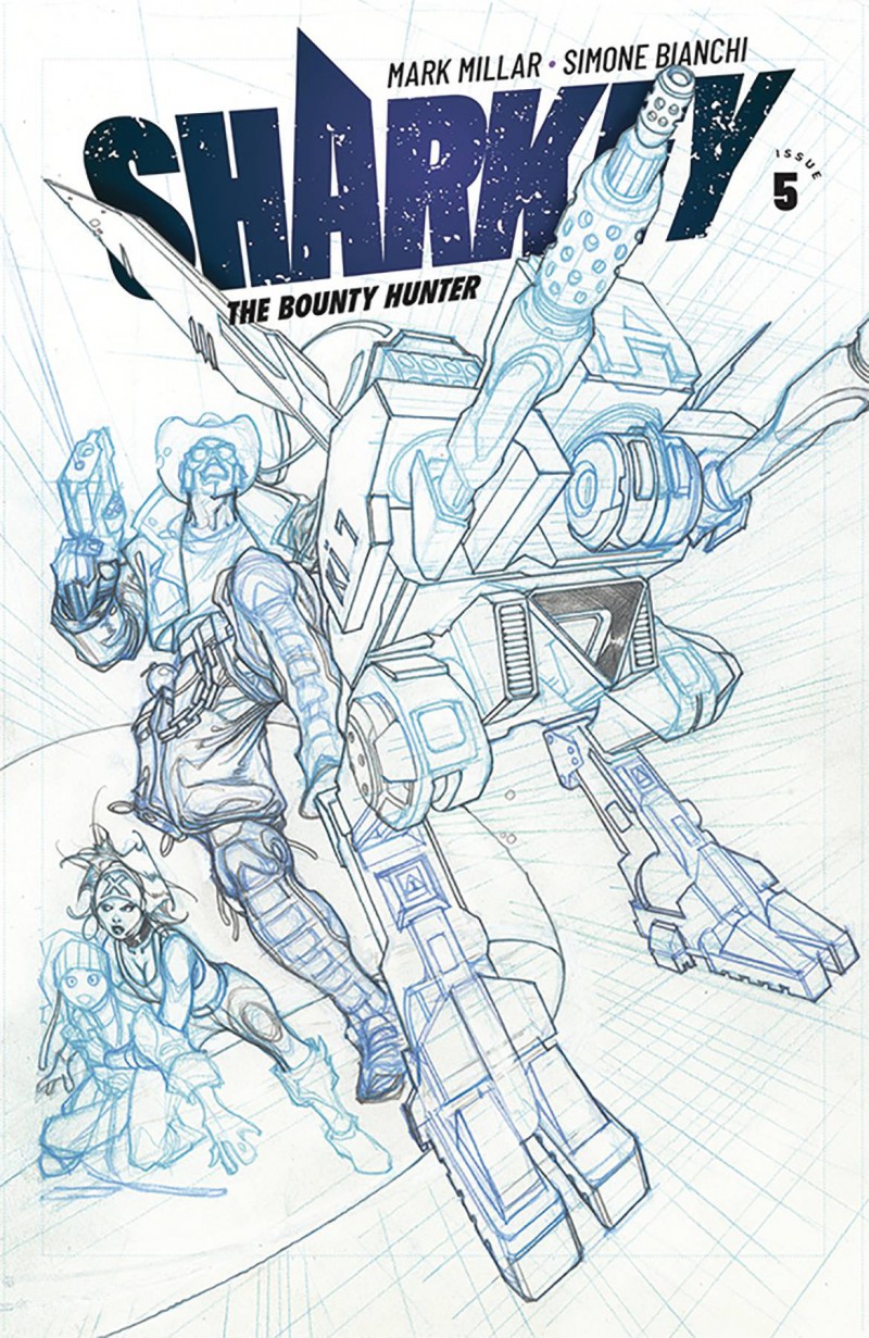 Sharkey Bounty Hunter #5 CVR B Sketch Bianchi
