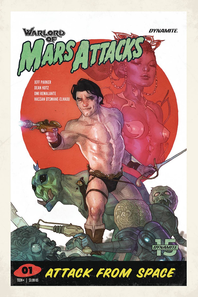 Warlord of Mars Attacks #1 CVR D Caldwell