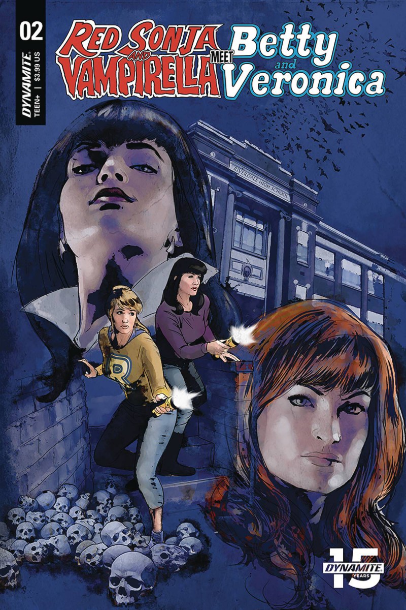 Red Sonja Vampirella Betty Veronica #2 CVR E Staggs