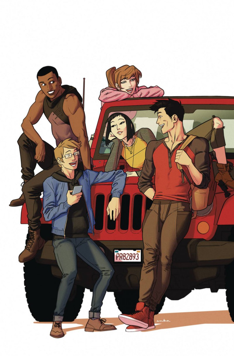 Go Go Power Rangers Forever Rangers #1 CVR B Anka