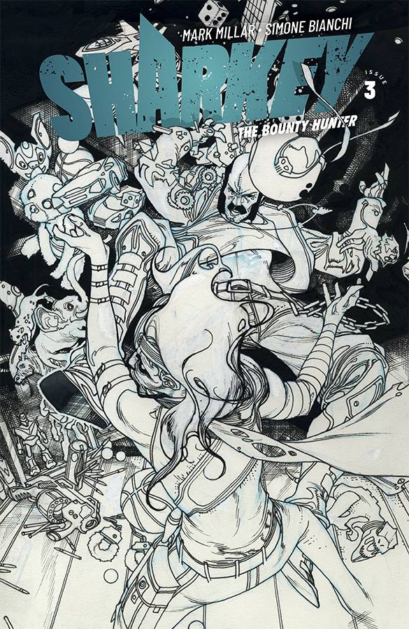 Sharkey Bounty Hunter #3 CVR B Sketch Bianchi