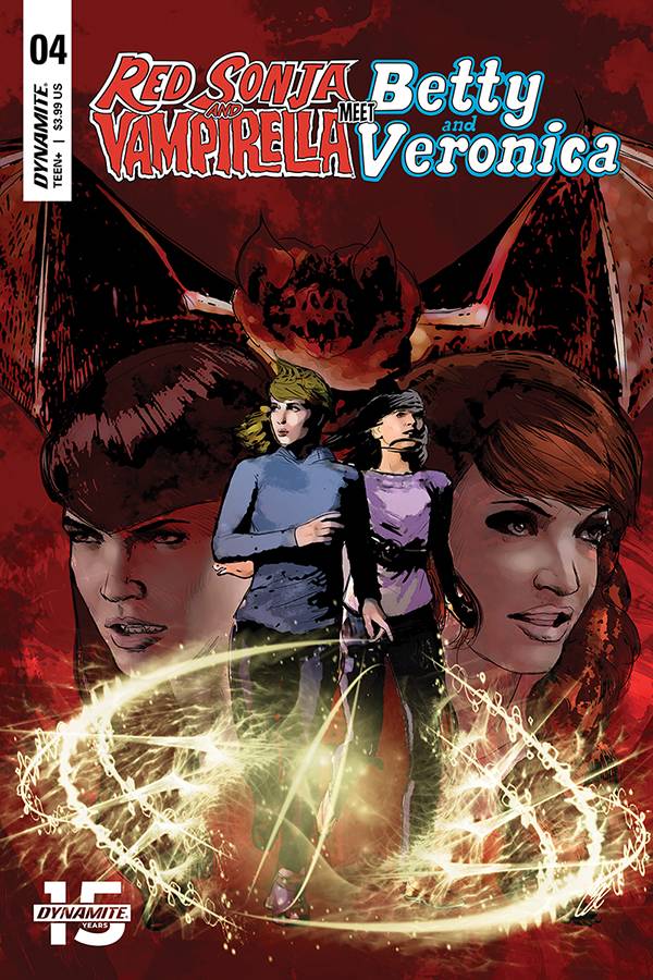 Red Sonja Vampirella Betty Veronica #4 CVR E Staggs