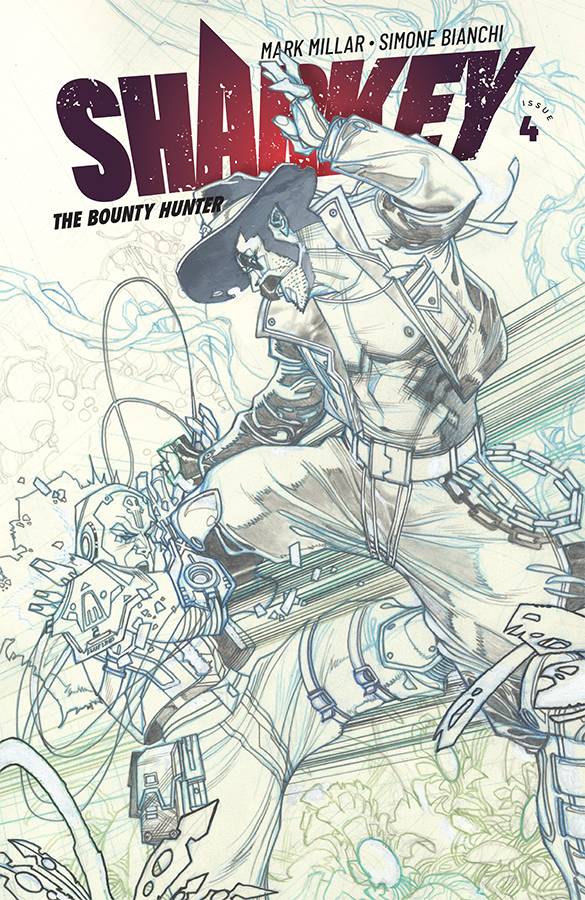 Sharkey Bounty Hunter #4 CVR B Sketch Bianchi