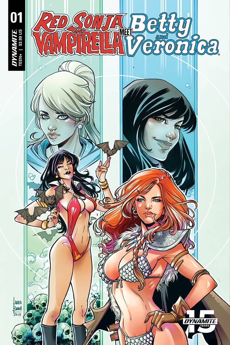 Red Sonja Vampirella Betty Veronica #1 CVR E Braga