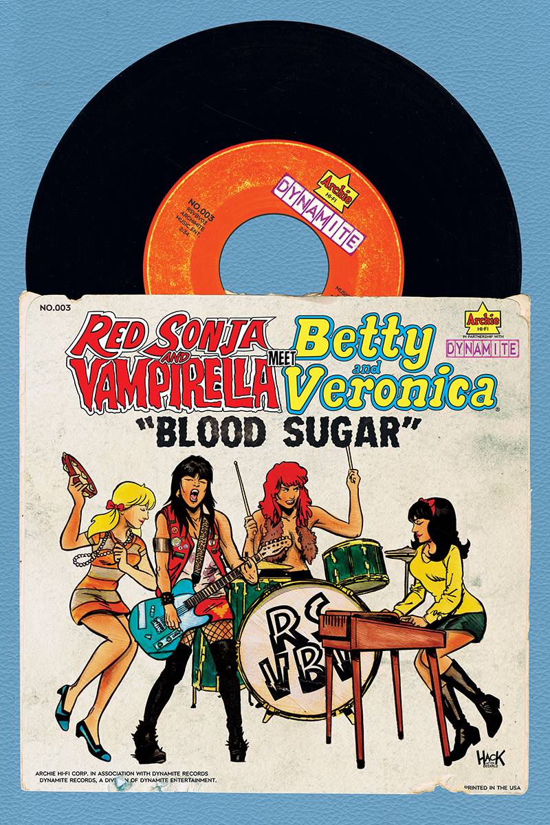 Red Sonja Vampirella Betty Veronica #3 CVR B Hack
