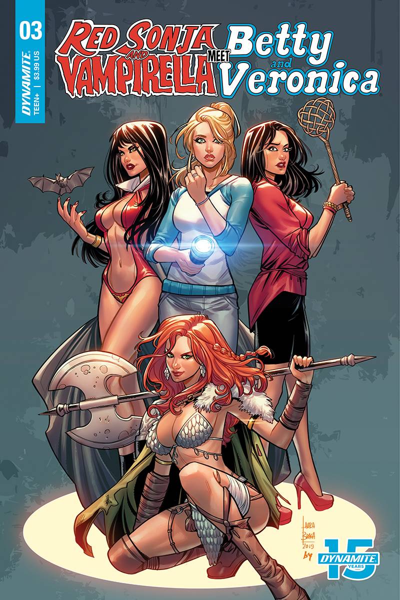 Red Sonja Vampirella Betty Veronica #3 CVR C Braga