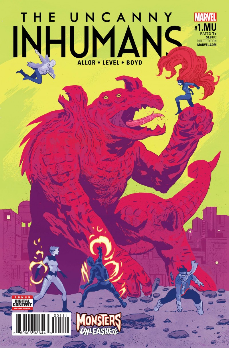 Monsters Unleashed One-Shot Uncanny Inhumans