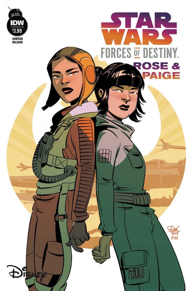 Star Wars Adventure Forces of Destiny Rose and Paige CVR B