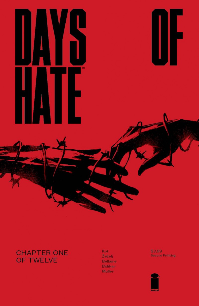 Days of Hate #1 Second Printing