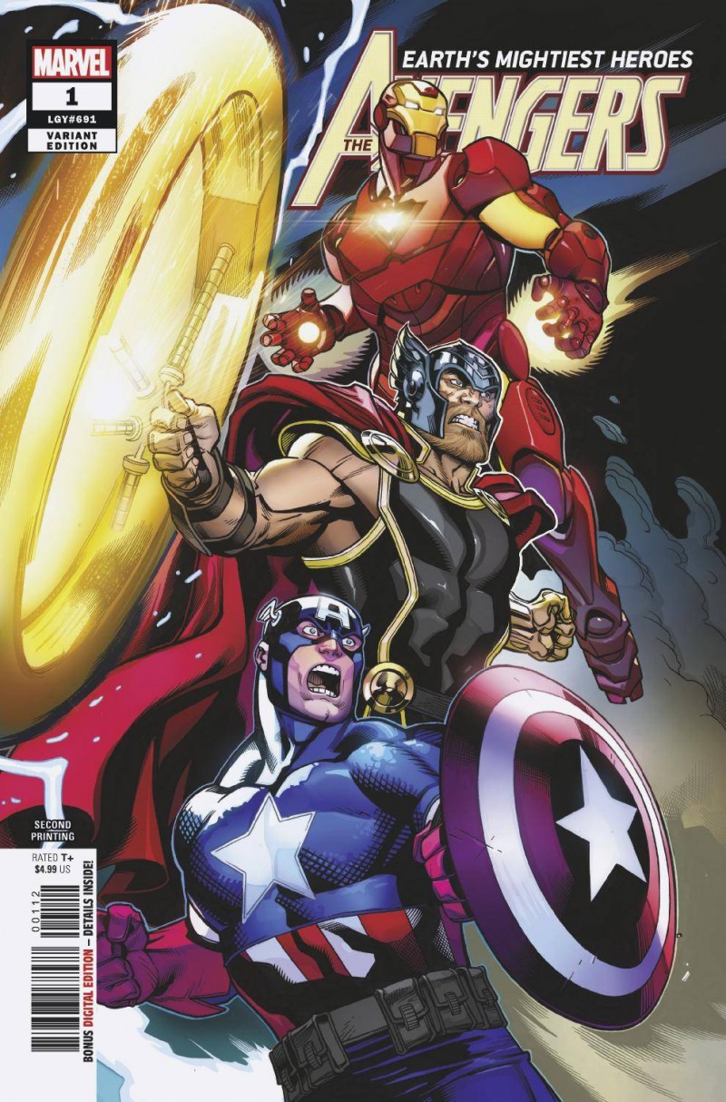 Avengers V7 #1 Second Printing