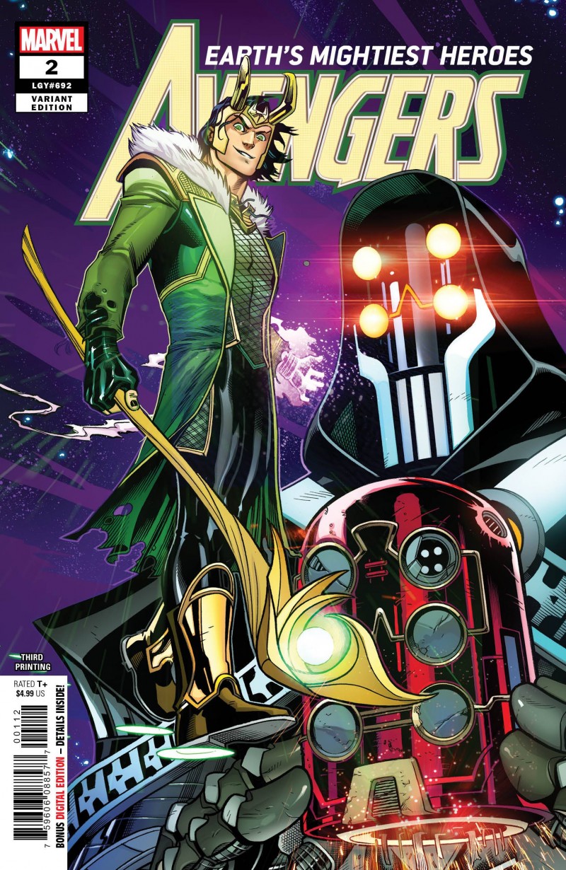 Avengers V7 #2 Third Printing