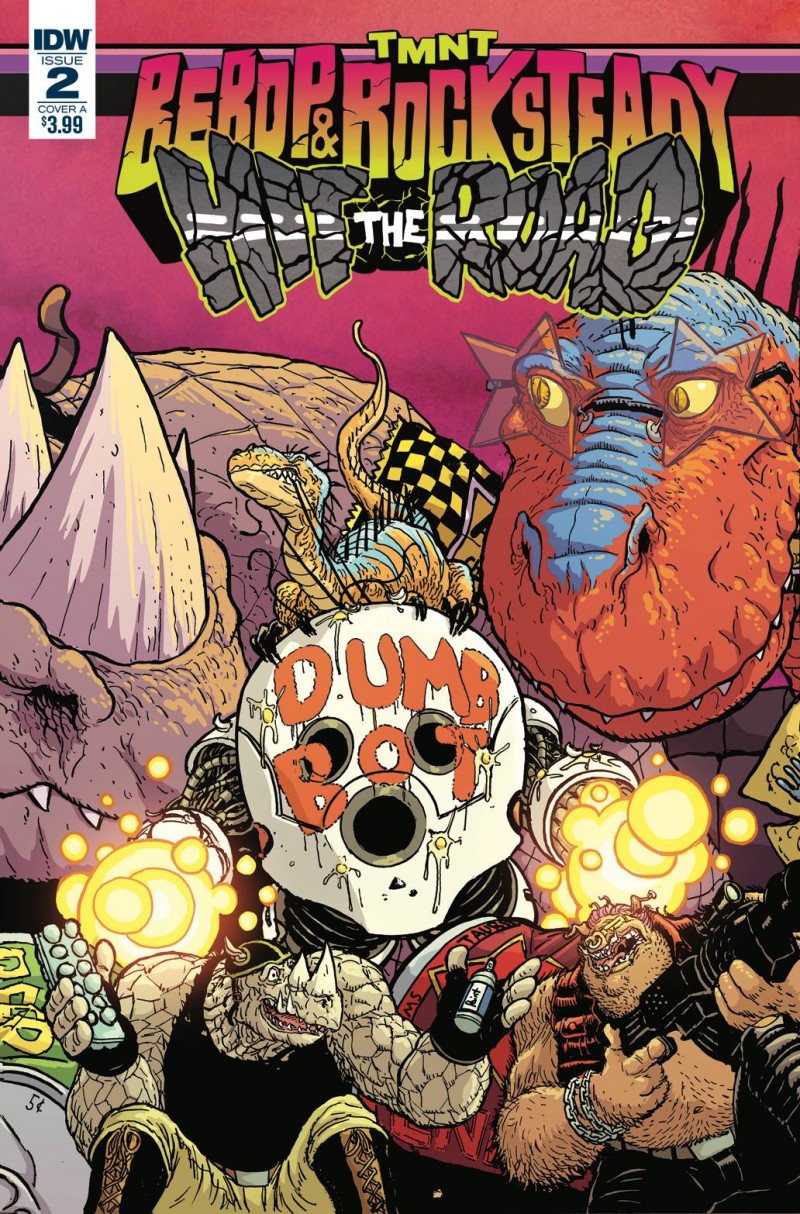 Tmnt Bebop Rocksteady Hit the Road #2 CVR A Pitarra