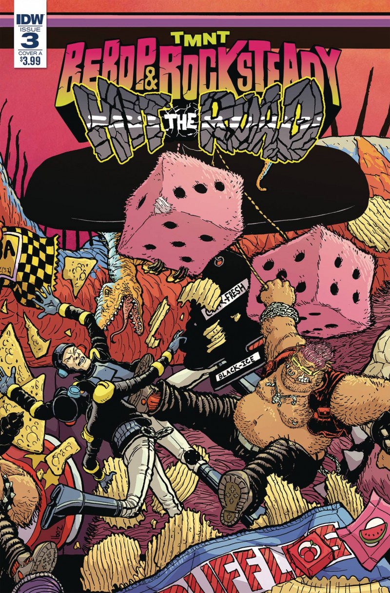 Tmnt Bebop Rocksteady Hit The Road #3 CVR A Pitarra