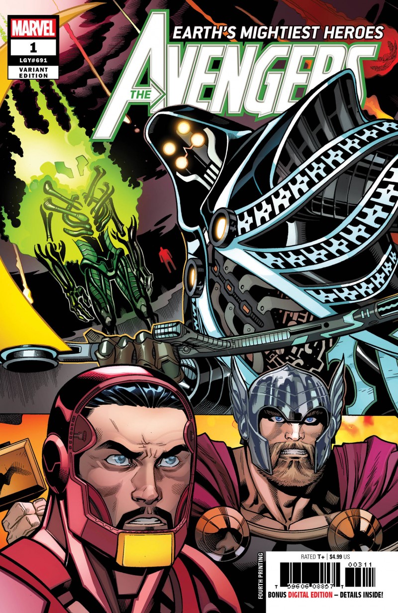 Avengers V7 #1 Fourth Printing