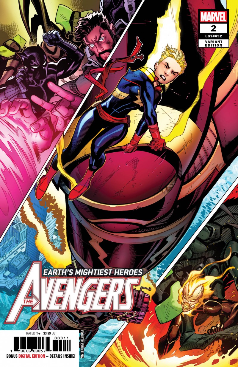 Avengers V7 #2 Fourth Printing