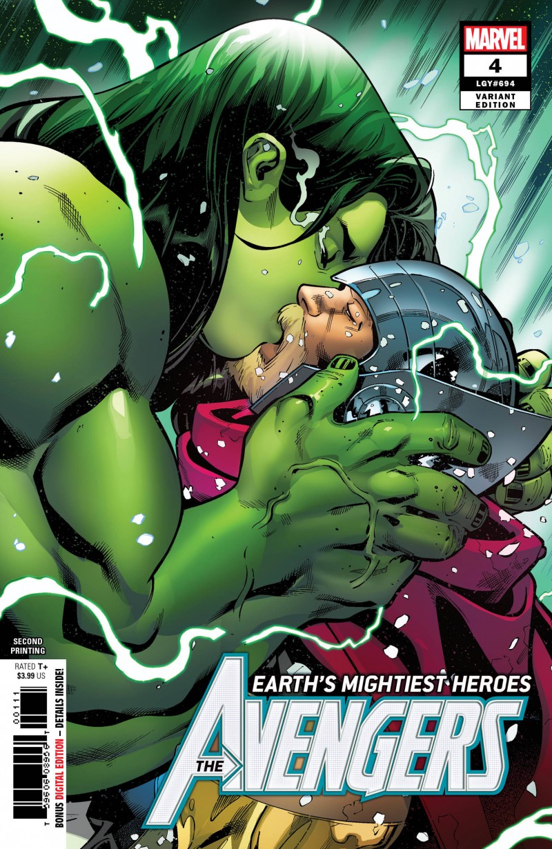 Avengers V7 #4 Second Printing