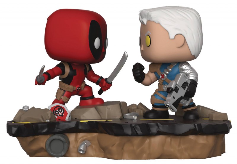 Funko Pop Marvel Comic Moment Deadpool Vs Cable