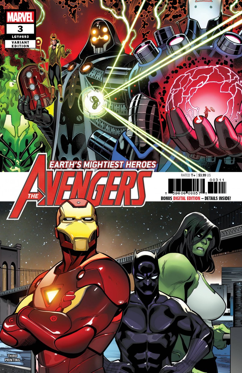 Avengers V7 #3 Third Printing