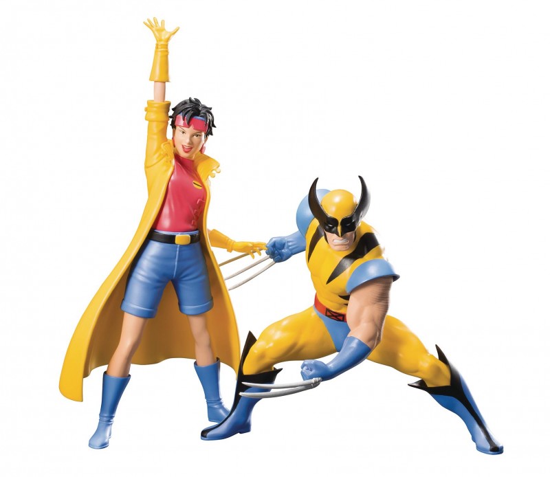 Marvel Statue Artfx X-Men 92 Wolverine and Jubilee 2-Pack