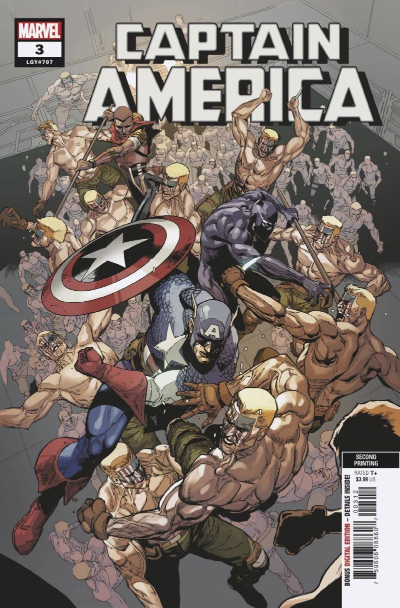 Captain America V8 #3 Second Printing