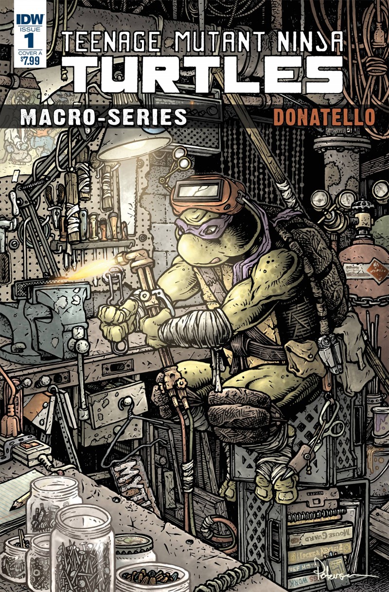 TMNT Macroseries #1 Donatello CVR A Petersen