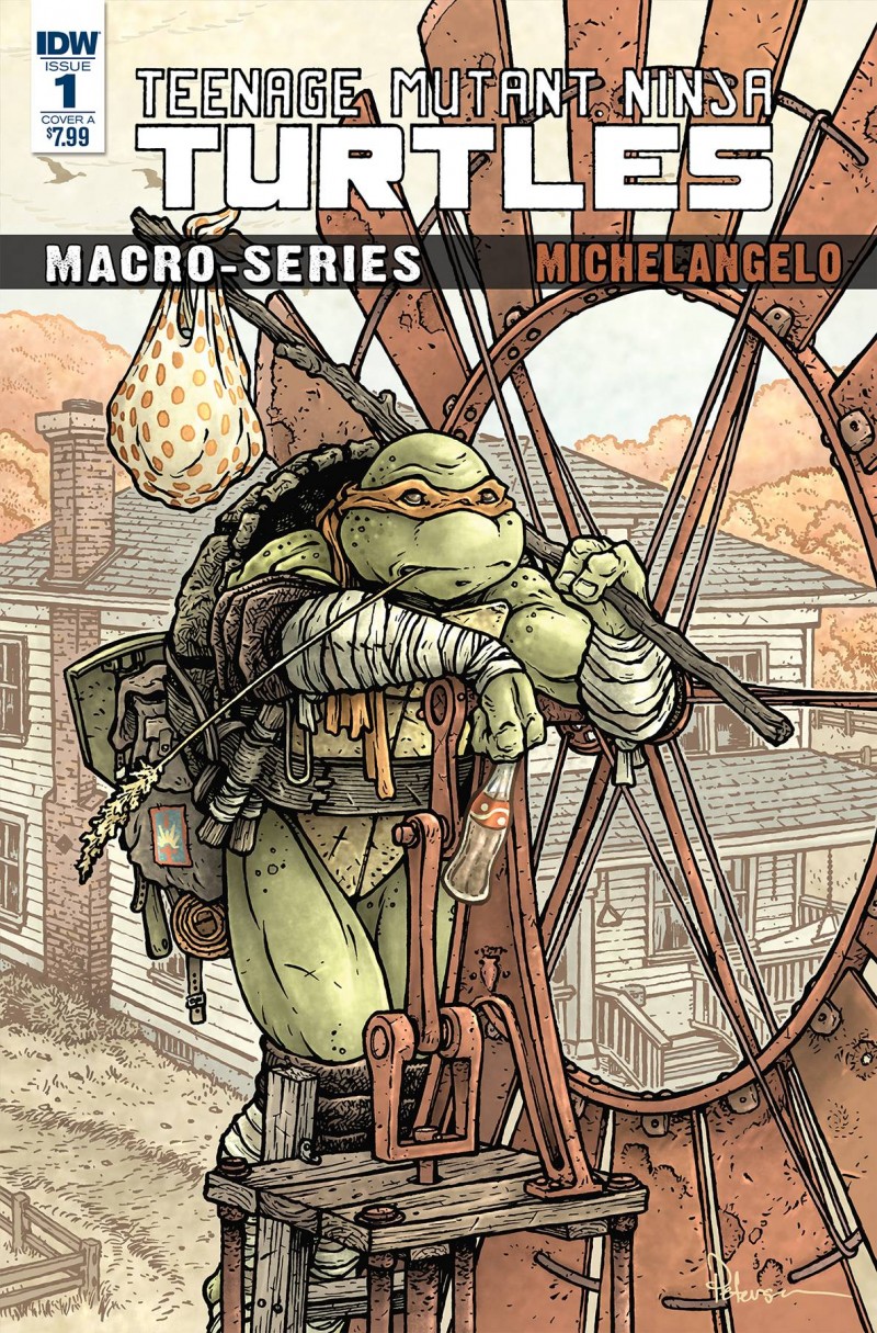 TMNT Macroseries #2 Michelangelo CVR A Petersen