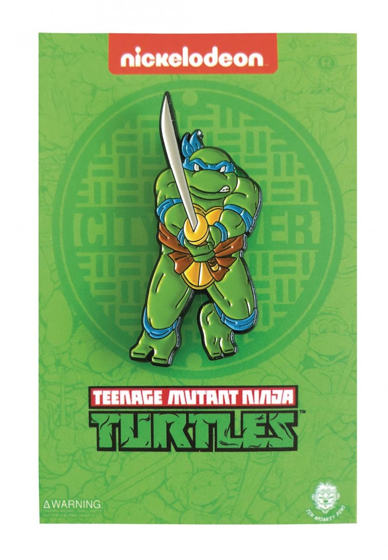 TMNT Enamel Pin Leaping Leonardo