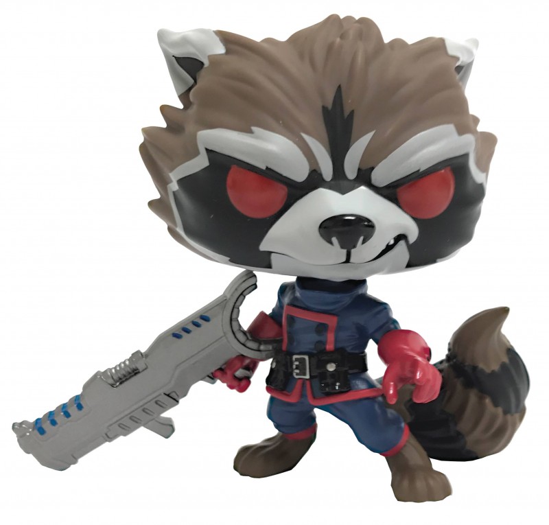 Funko Pop Marvel GOTG Comic Rocket Raccoon Classic PX