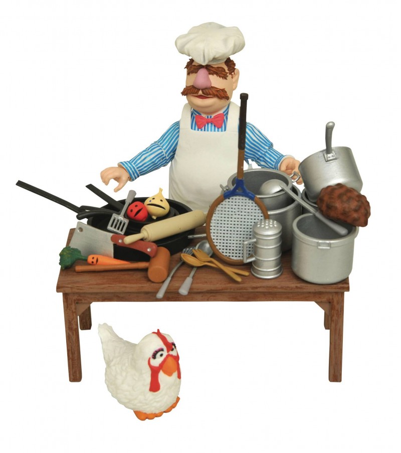 Muppets Select AF Swedish Chef Deluxe Figure Set