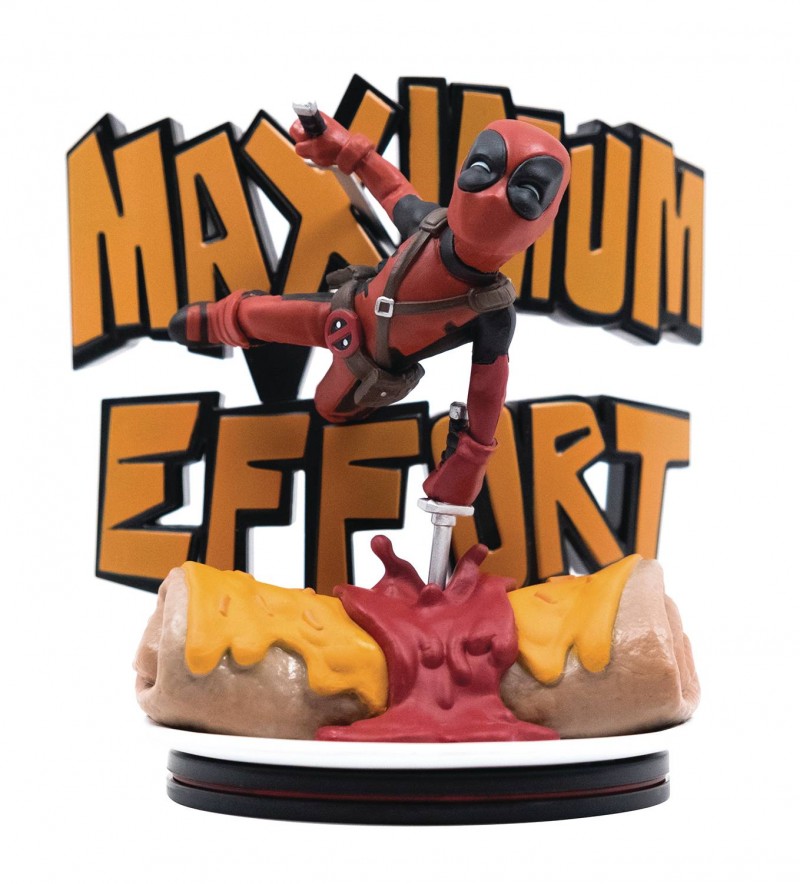 Q-Figure Marvel Deadpool Maximum Effort Max Diorama