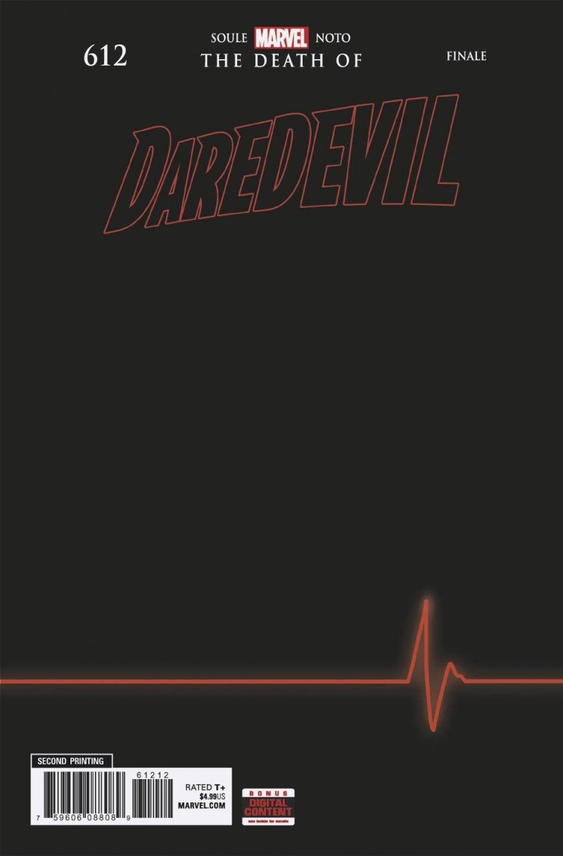 Daredevil #612 Second Printing