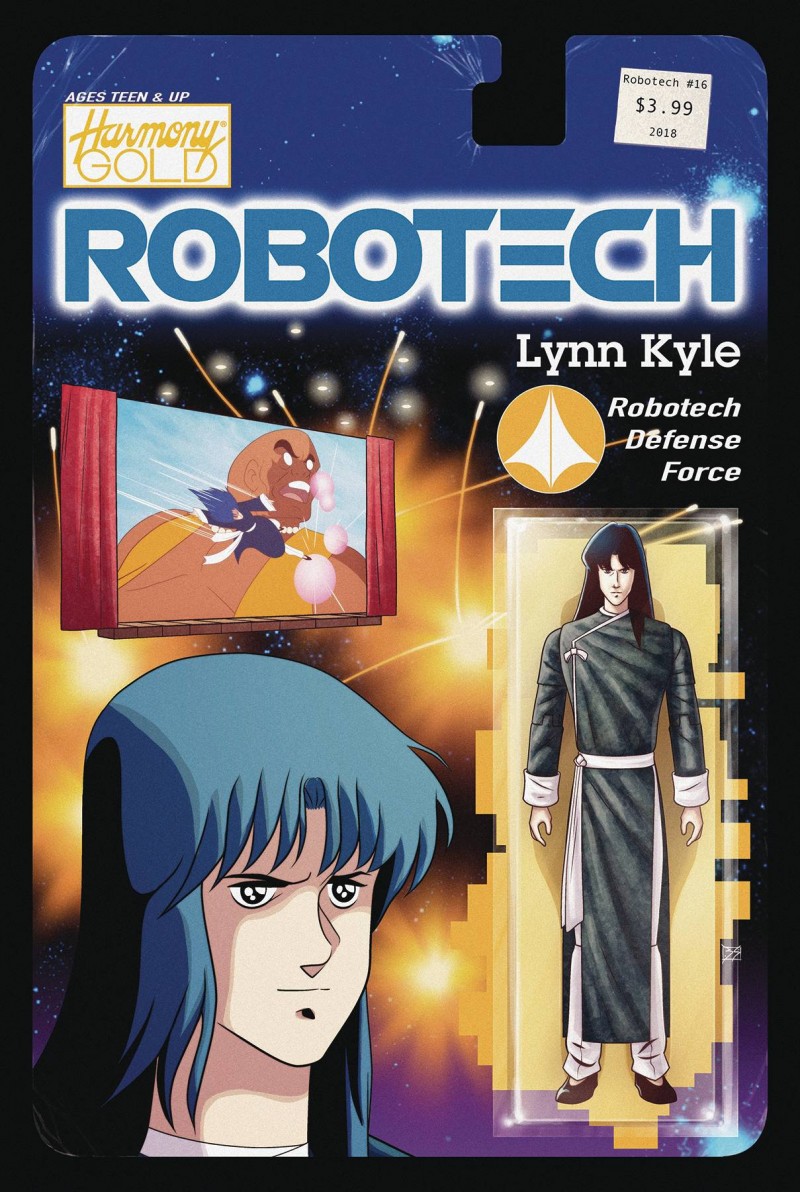 Robotech #16 CVR B Action Figure