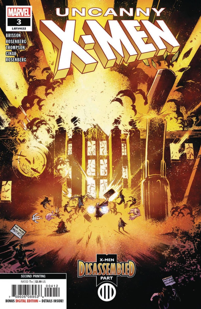 Uncanny X-Men #3 Second Printing