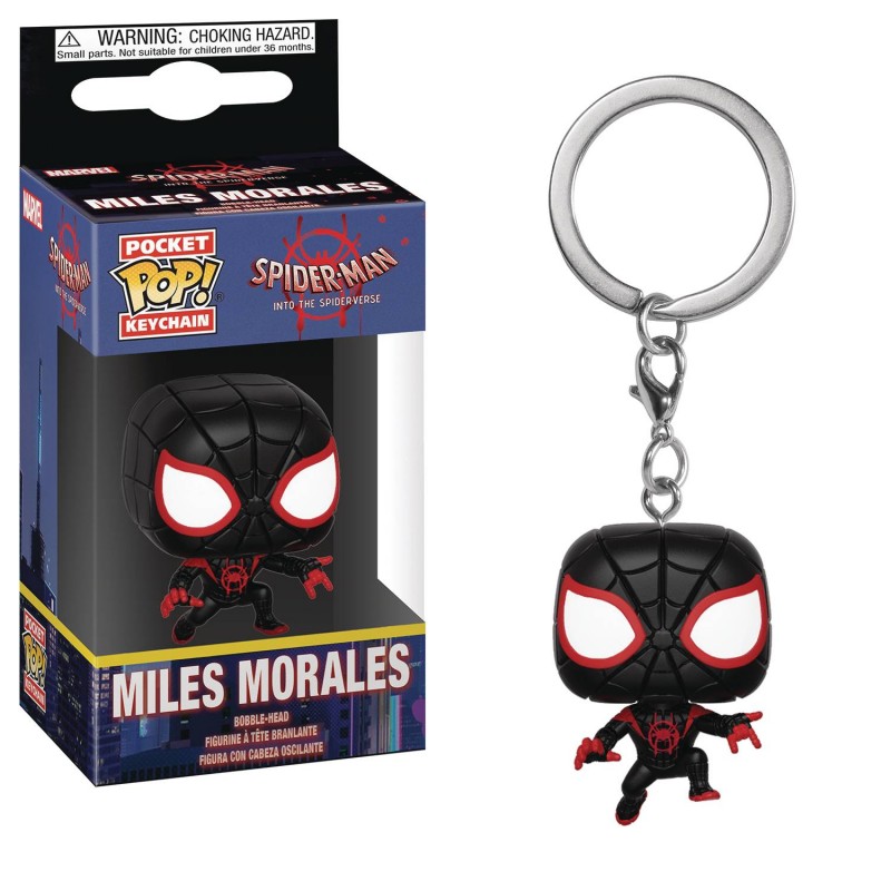 Funko Pop Marvel Keychain Animated Spider-Man Miles Morales