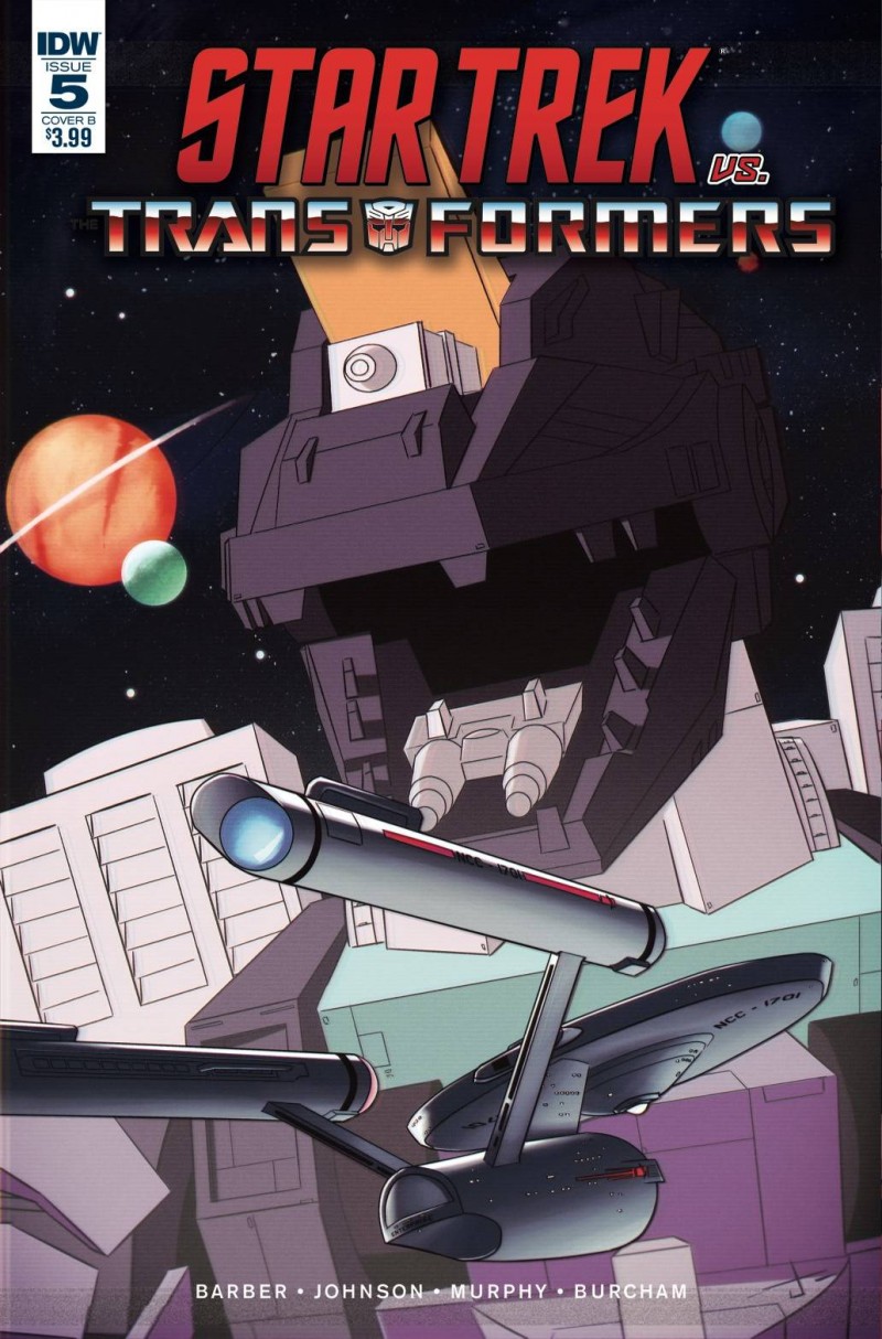 Star Trek Vs Transformers #5 CVR B Burcham