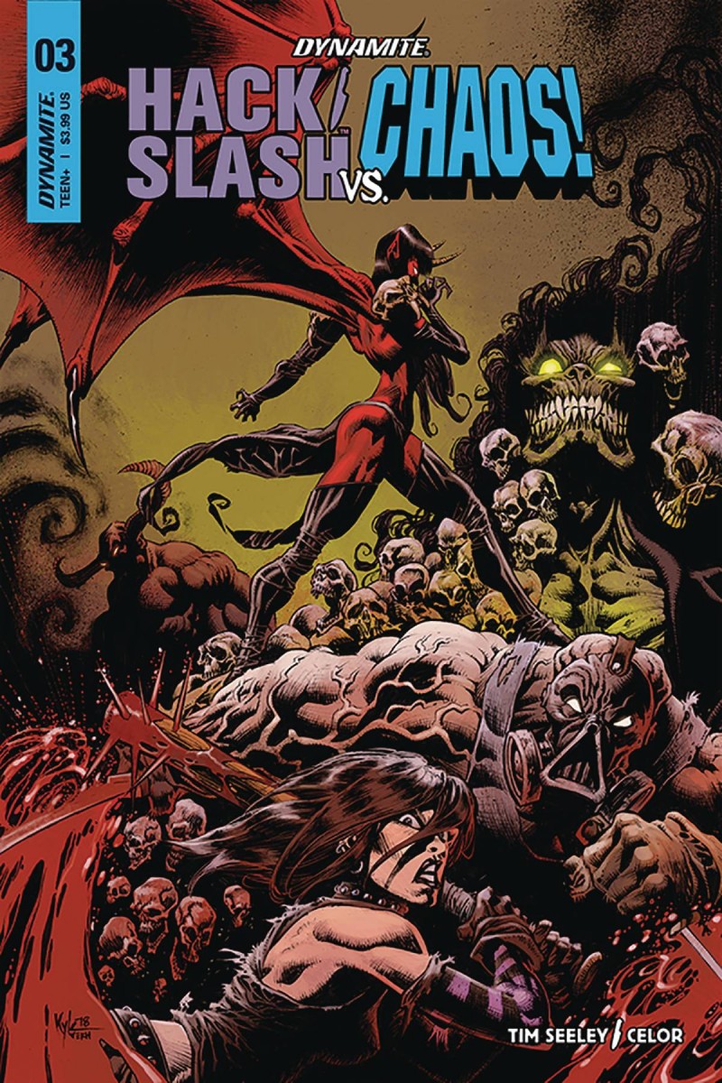 Hack Slash Vs Chaos #3 CVR C Hotz