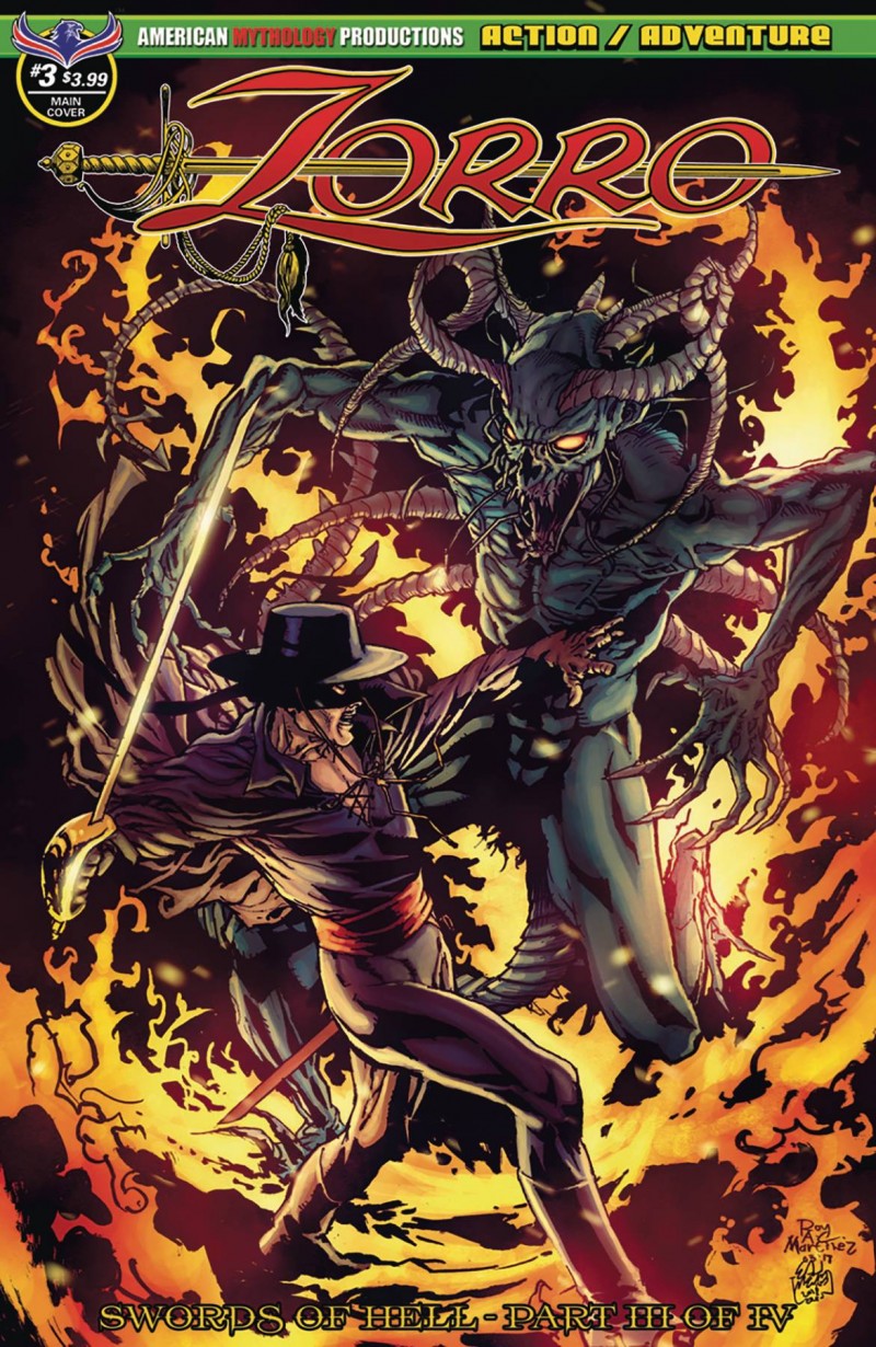 Zorro Swords of Hell #3 CVR A Martinez