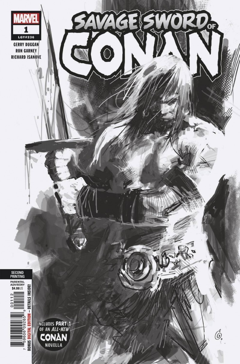 Savage Sword of Conan #1 Second Printing Garney